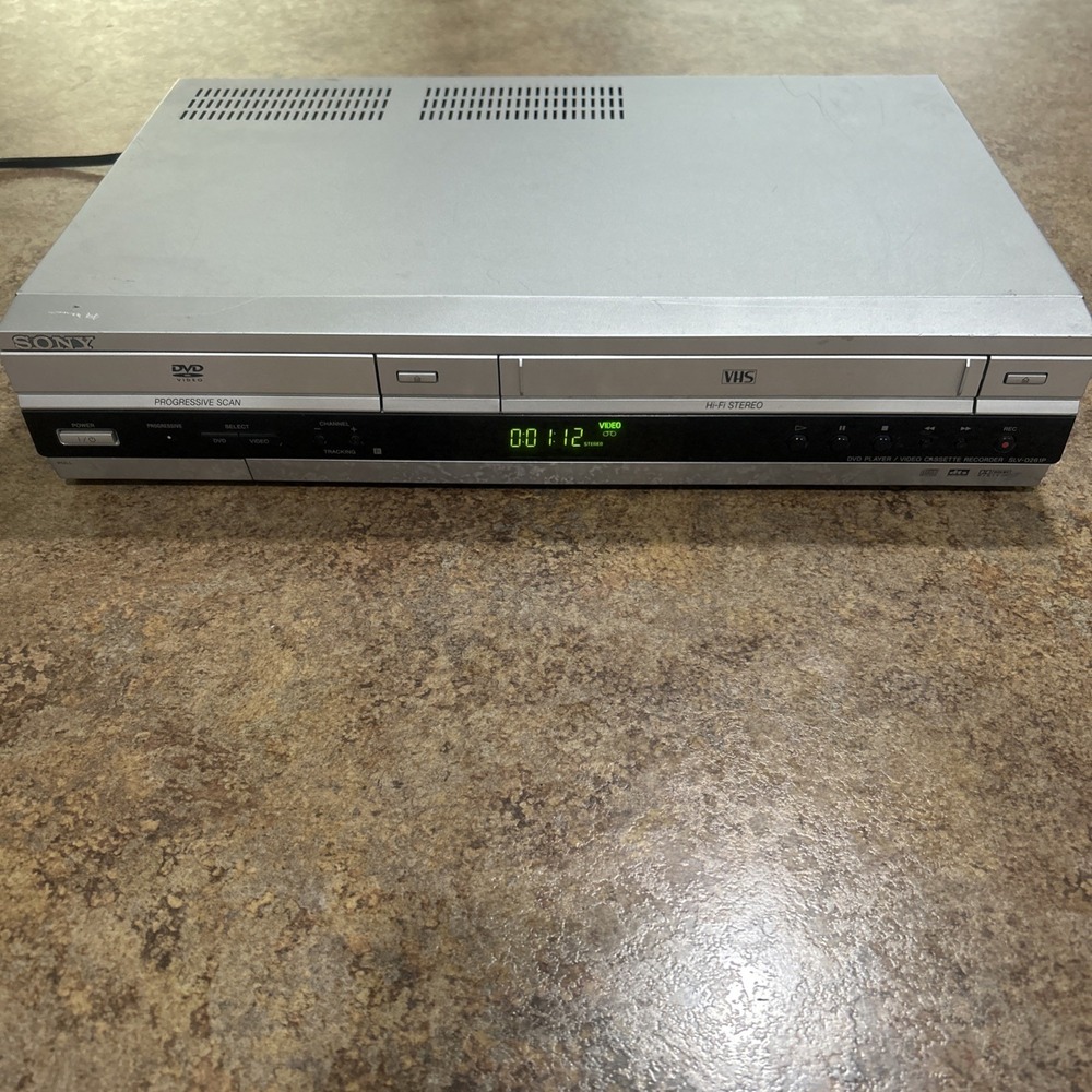 Sony SLV-D261P DVD/VCR Video Cassette Recorder Combo Tested & Works ~ No Remote